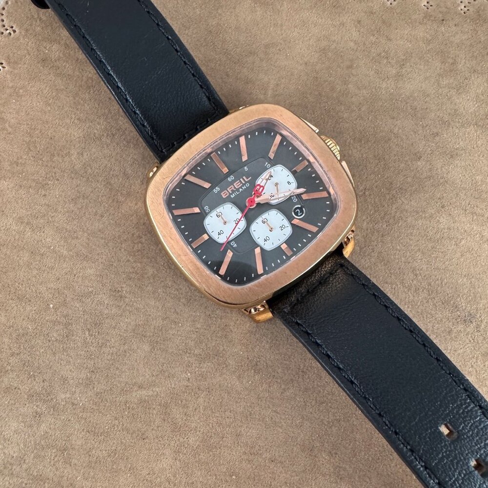 Spectacular Breil MilanoTW1316 Copper Plated Stainless Steel Watch